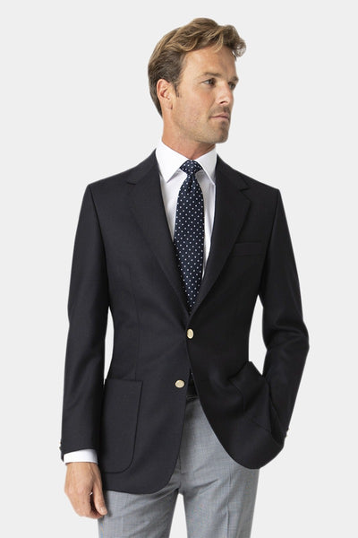 Single Breasted Pure Wool Blazer