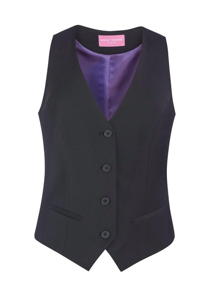 Brook Taverner Charcoal Grey Scapoli Ladies Waistcoat