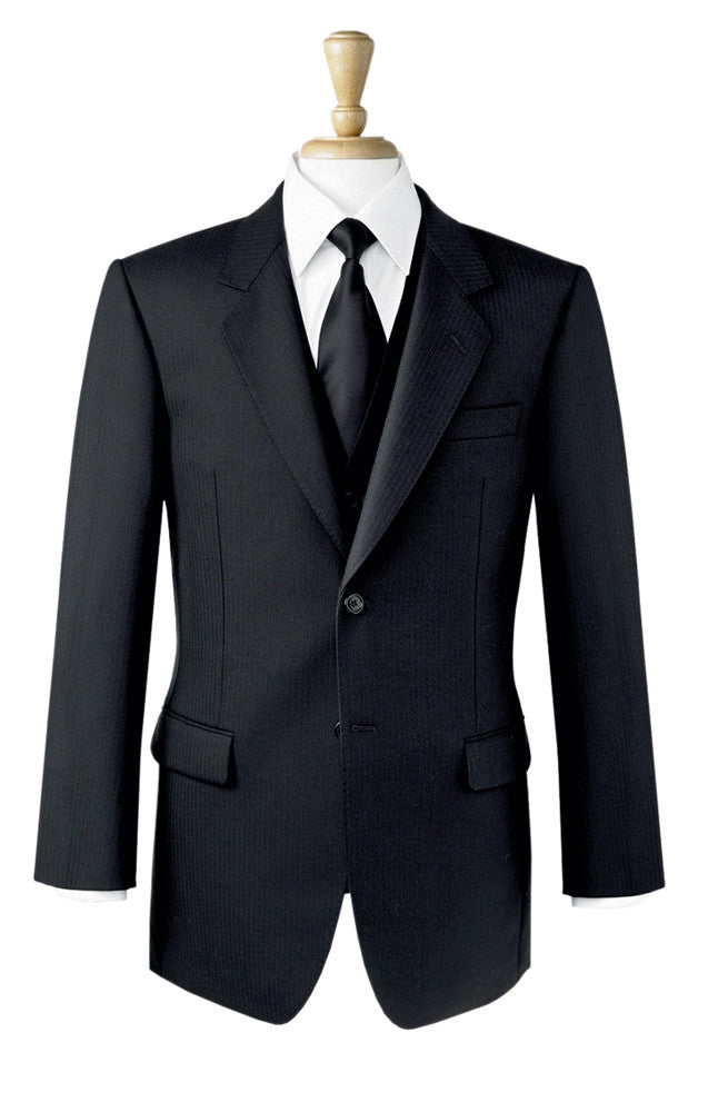 Herringbone jacket, black herringbone jacket, funeral directors herringbone jacket, funeral jacket