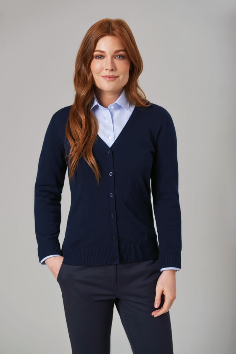 Augusta Ladies V Neck Cardigan