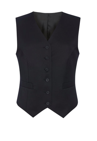 Brook Taverner Black Omega Ladies Waistcoat