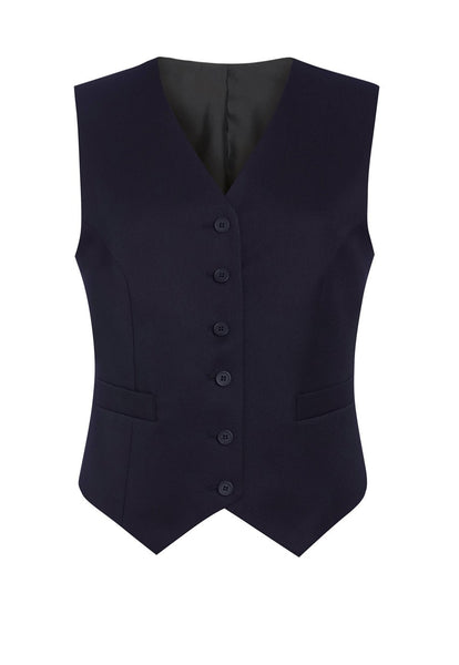 Brook Taverner Navy Blue Omega Ladies Waistcoat