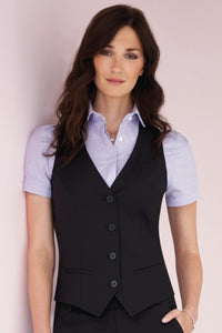 Brook Taverner Black Scapoli Ladies Waistcoat