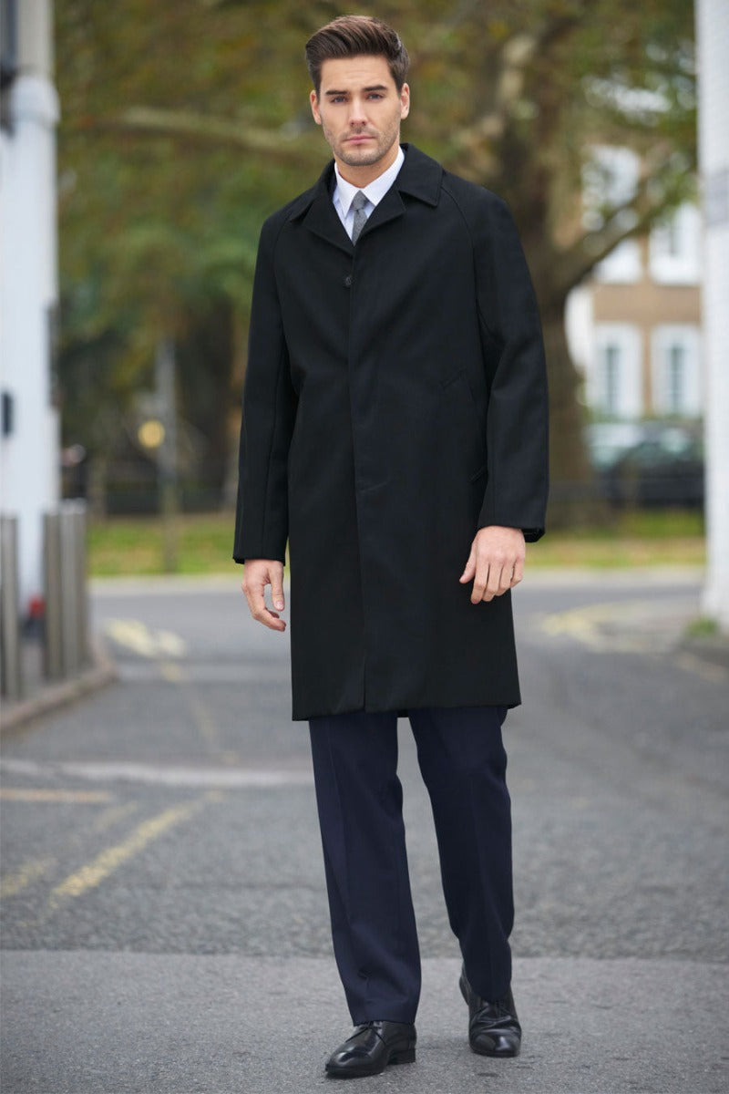 Whipcord Coat Black