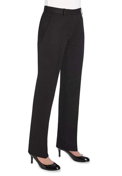 Brook Taverner Aura Black Straight Leg Trouser 