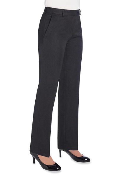 Brook Taverner Aura Charcoal Grey Straight Leg Trouser 